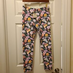 ZARA KIDS FLORAL PRINT LEGGINGS GIRLS SIZE 13-14